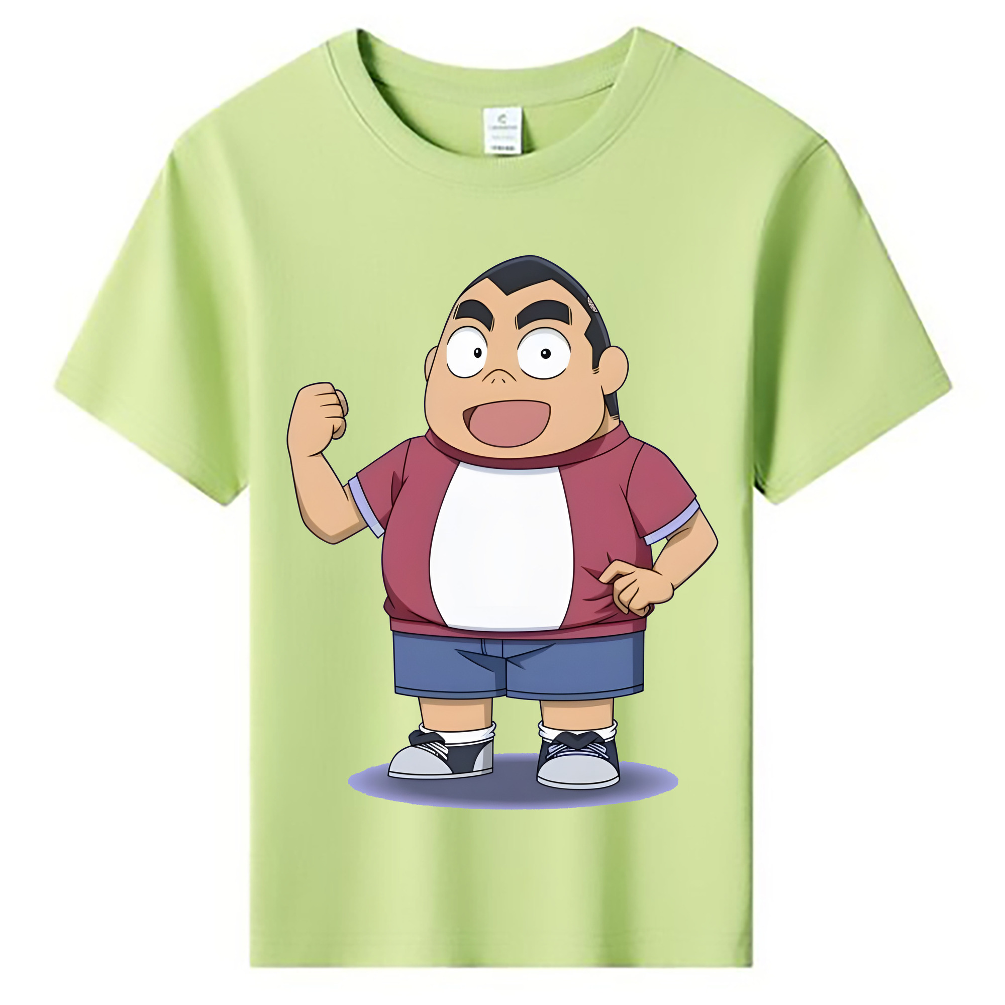 （画像用） 名探偵コナン 小嶋 元太 こじま げんた Detective Conan Kojima Genta 綿100％キッズTシャツ（フロントプリント）
